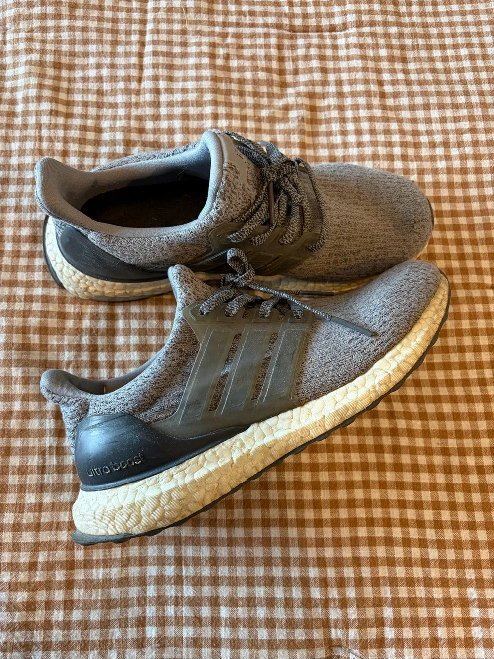 🩶 adidas UltraBoost Gray Running Shoes